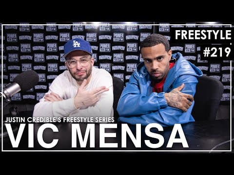 Vic Mensa Drops Bars Over G Herbo’s “Longevity” On The Justin Credible Freestyle Series! | EP 219