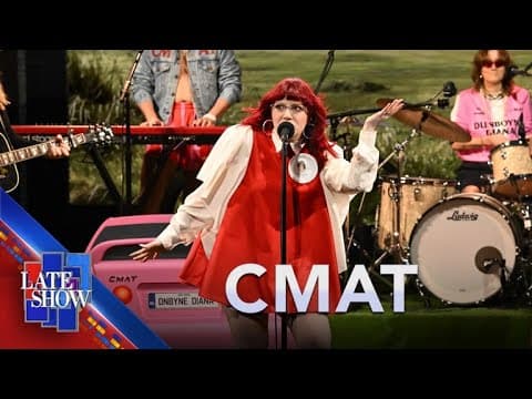 [FRESH PERFORMANCE] CMAT - When a Good Man Cries (LIVE on The Late Show)