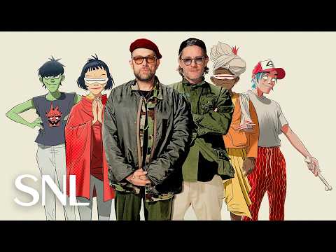 Gorillaz: The Moon Cave ft. Asha Puthli, Black Thought & Anoushka Shankar (Live) - SNL