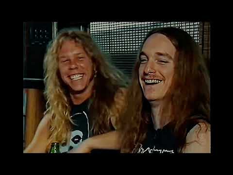 Cliff Burton and James Hetfield Interview 1986 (Remastered)