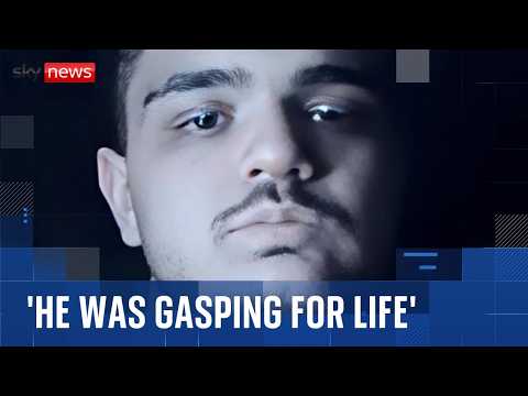 The story of Abolfazl Yaghmouri a 17 year old who dreamed of being a rapper, killed by the Islamic republic "They were trying to hit him with anything they had in their hands - with boots, with the butt of their gun - with everything, while he was bleeding for 40 minutes" | Sky News